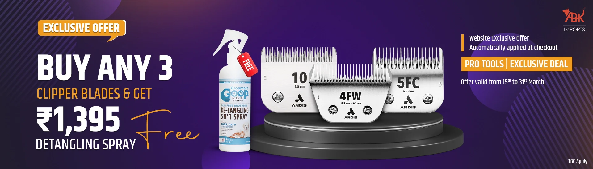 India's Finest Pet Grooming Essentials